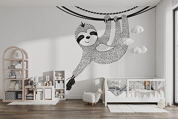 Sloth from a rope