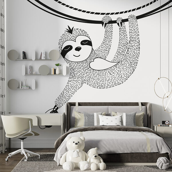 Sloth from a rope