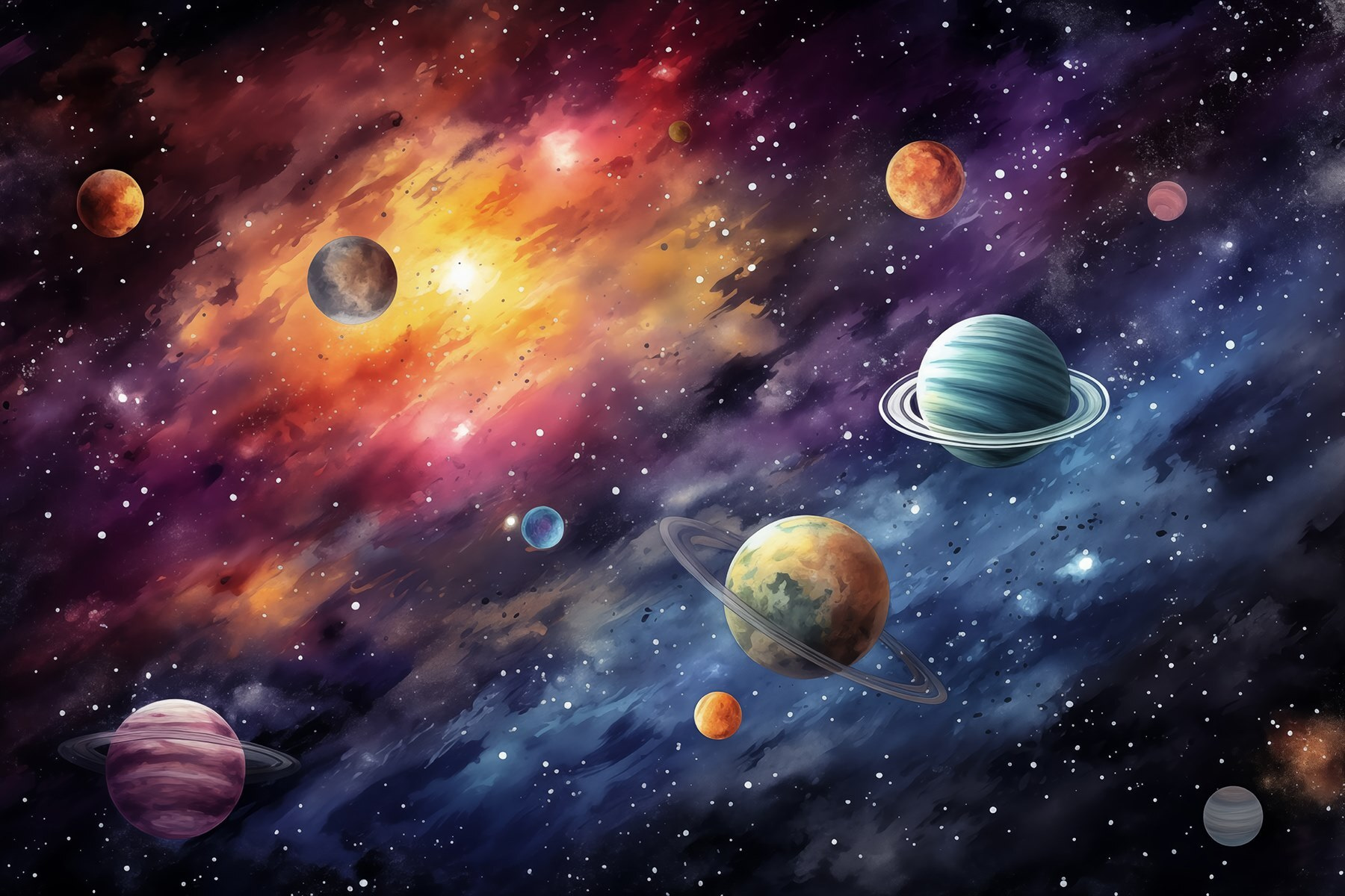 Planets in the sky with planets Planets in the sky with planets