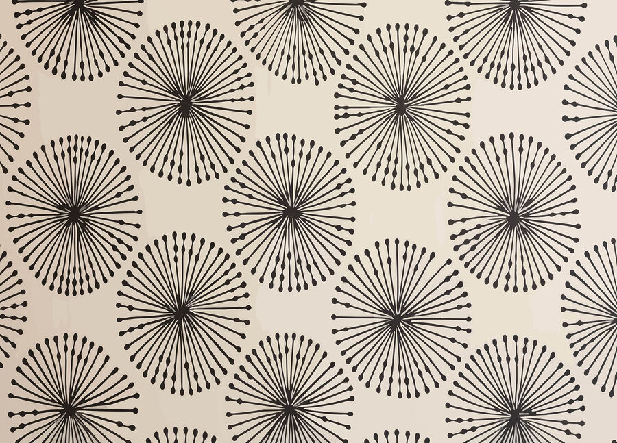 Pattern of black and white circles Pattern of black and white circles