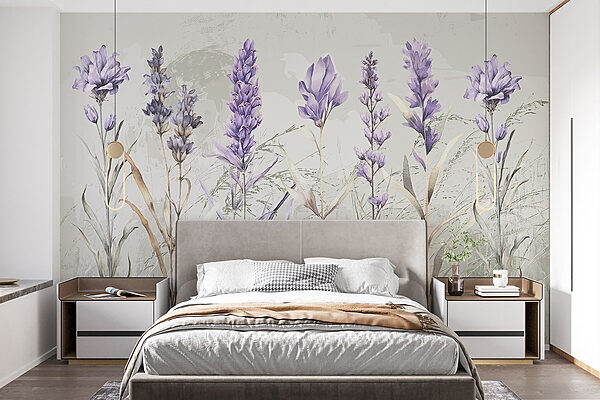 Ταπετσαρίες Κοντινό πλάνο λουλουδιών