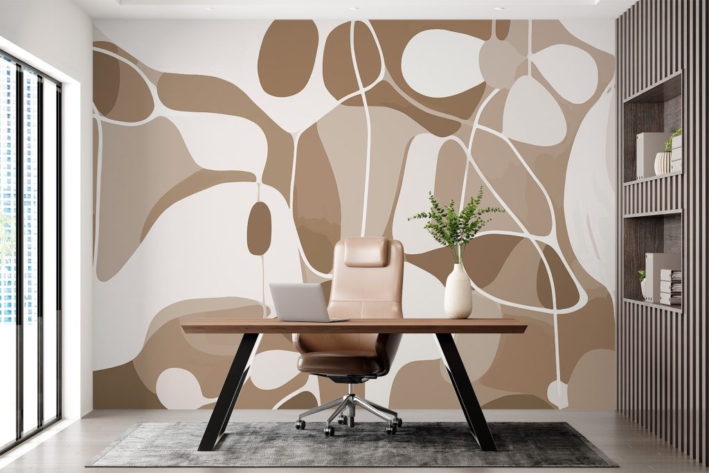 Brown and white pattern