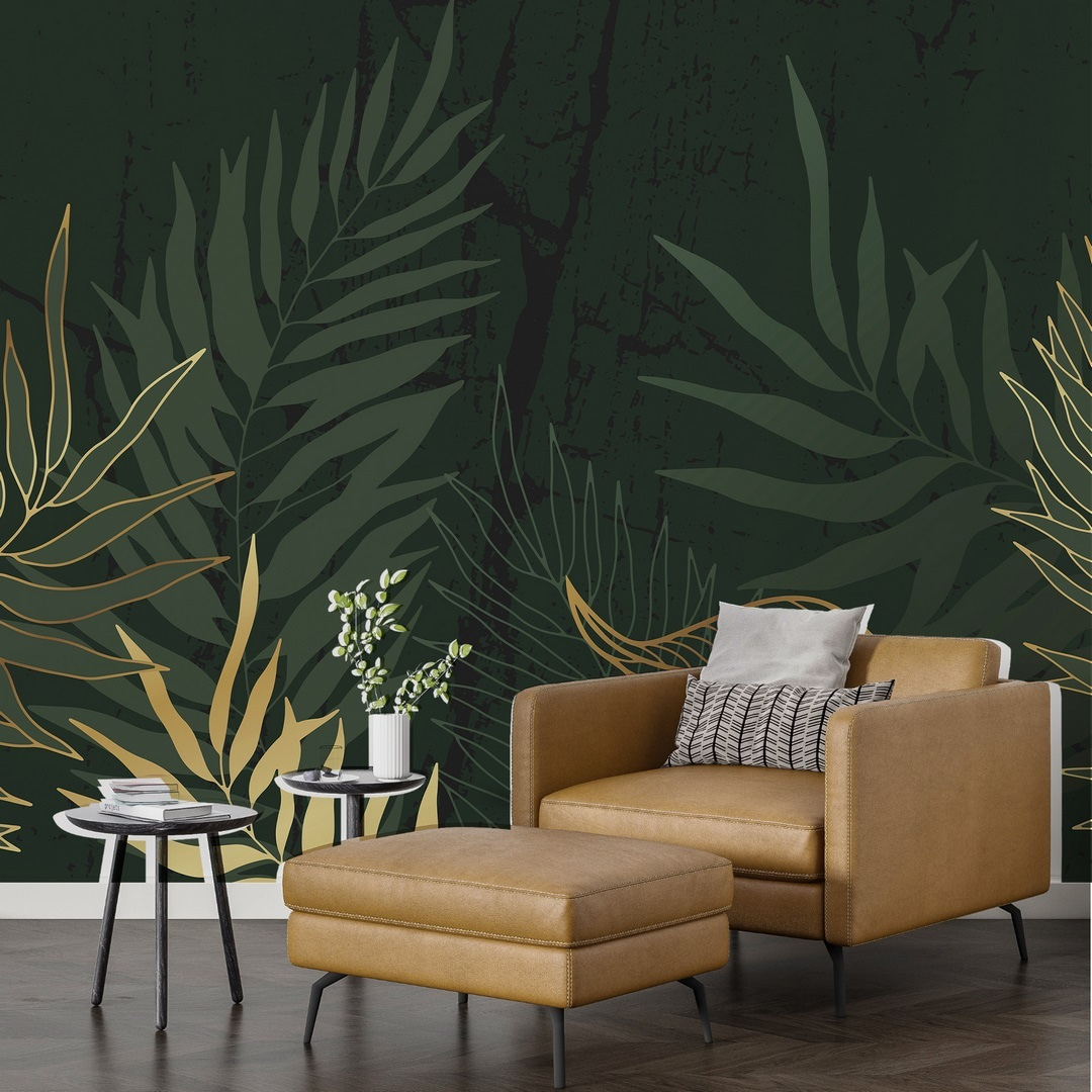 Botanical elegance on a dark backdrop