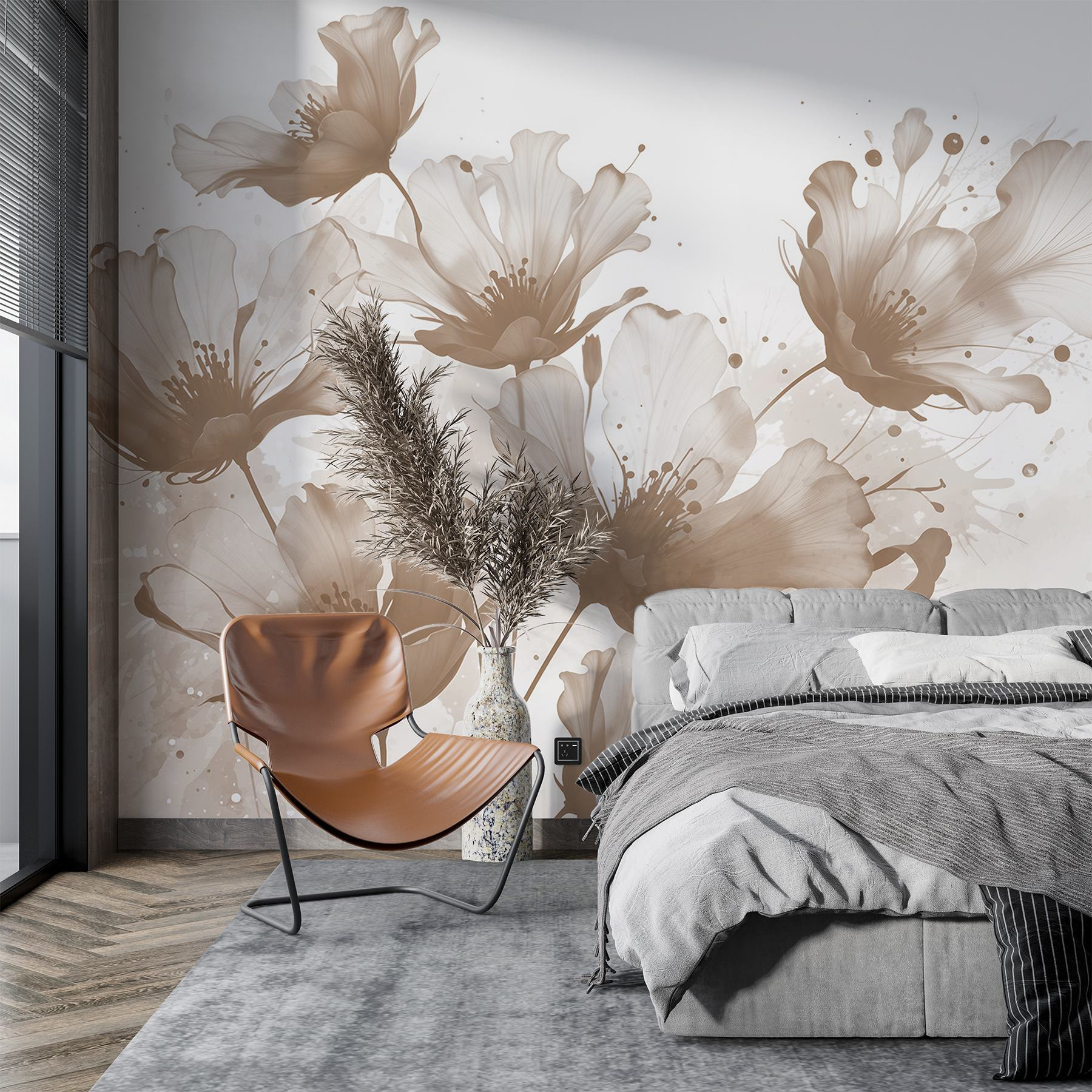 Group of flowers with white petals Group of flowers with white petals