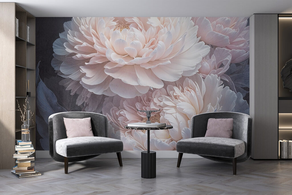 Group of white flowers