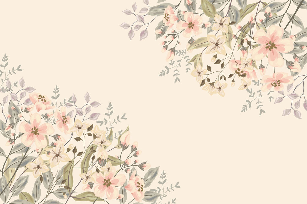 Floral μοτίβο με λουλούδια Floral μοτίβο με λουλούδια