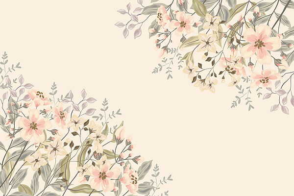 Floral μοτίβο με λουλούδια Floral μοτίβο με λουλούδια