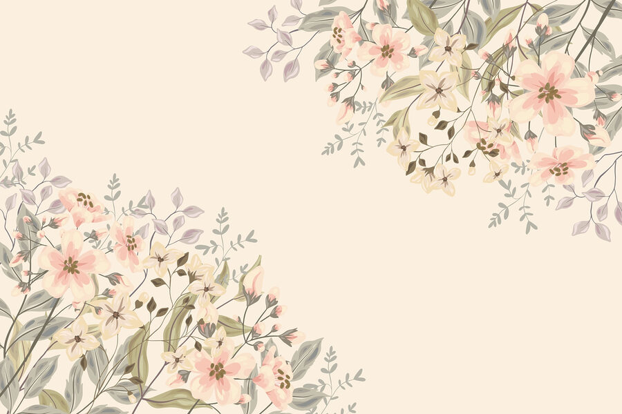 Floral μοτίβο με λουλούδια Floral μοτίβο με λουλούδια