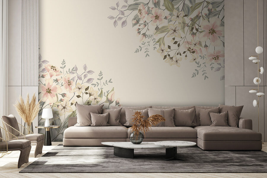 Floral μοτίβο με λουλούδια Floral μοτίβο με λουλούδια