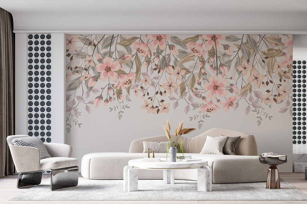 Delicate blossoms in soft hues