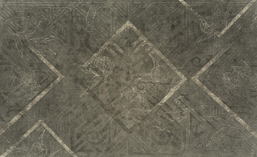 Grey and white patterned surface