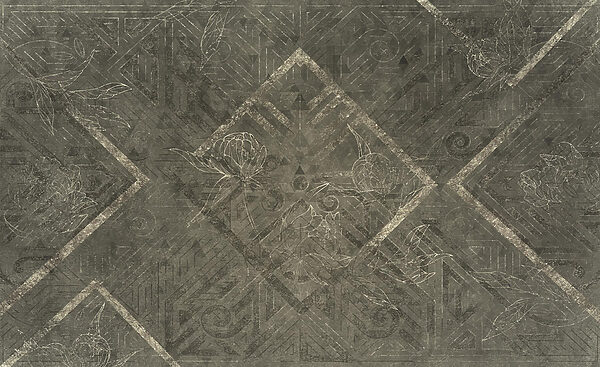 Grey and white patterned surface