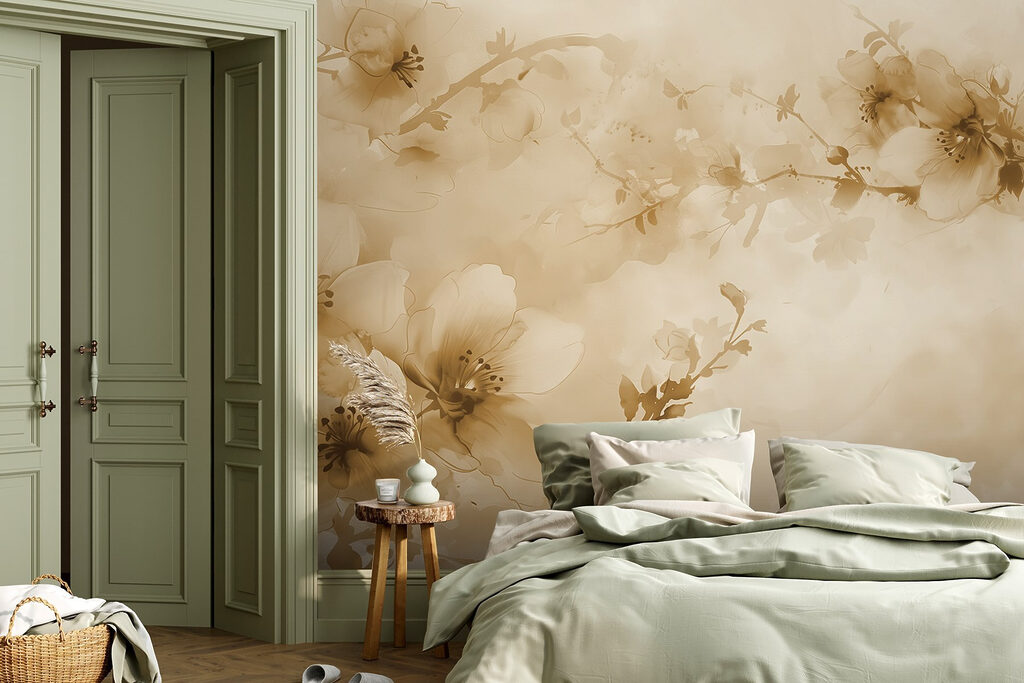 Delicate blossoms in soft hues