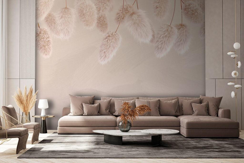 Group of fluffy flowers