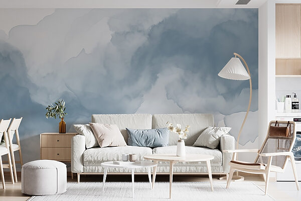 Soft waves of gentle hues