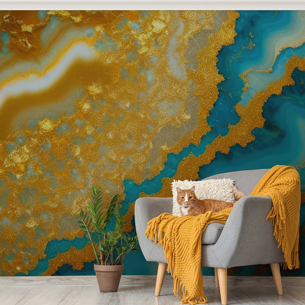 Flowing patterns in vibrant colors