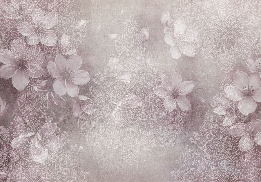 Λεπτά floral μοτίβα σε απαλές αποχρώσεις
