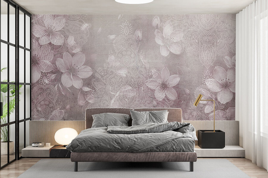 Λεπτά floral μοτίβα σε απαλές αποχρώσεις