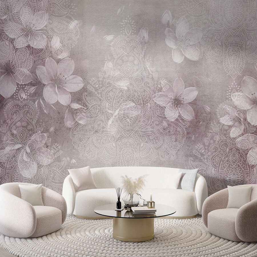 Λεπτά floral μοτίβα σε απαλές αποχρώσεις