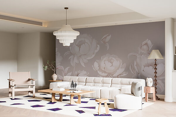 Wallpaper with flowers