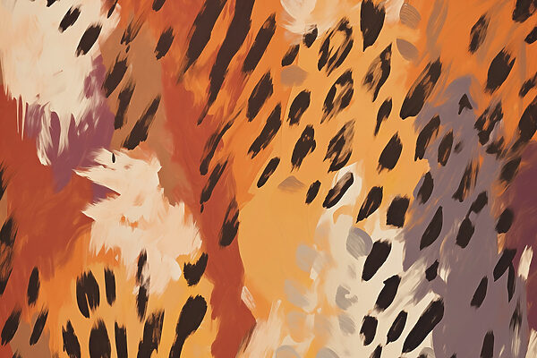 Αφηρημένο σχέδιο με animal print σε ζεστές αποχρώσεις Αφηρημένο σχέδιο με animal print σε ζεστές αποχρώσεις
