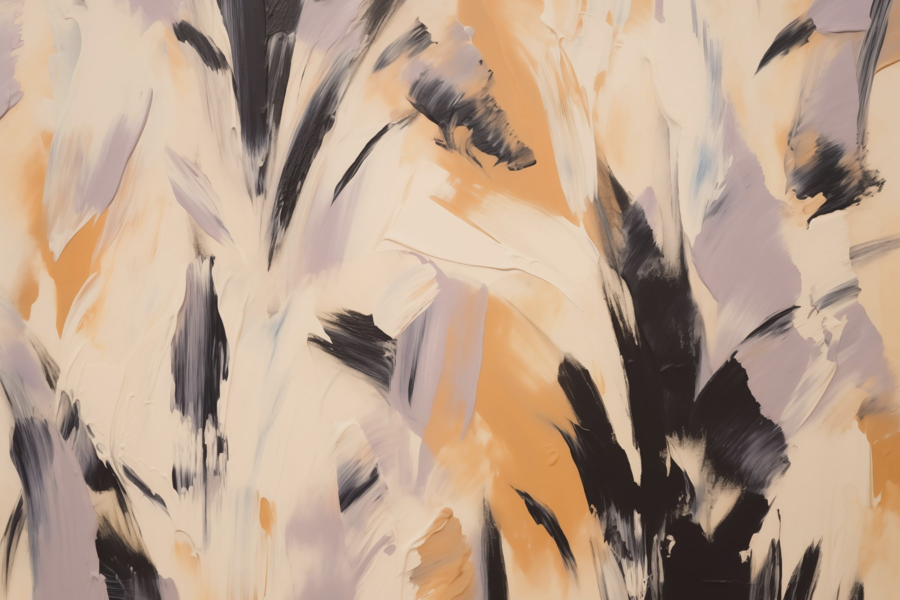 Abstract strokes in soft hues