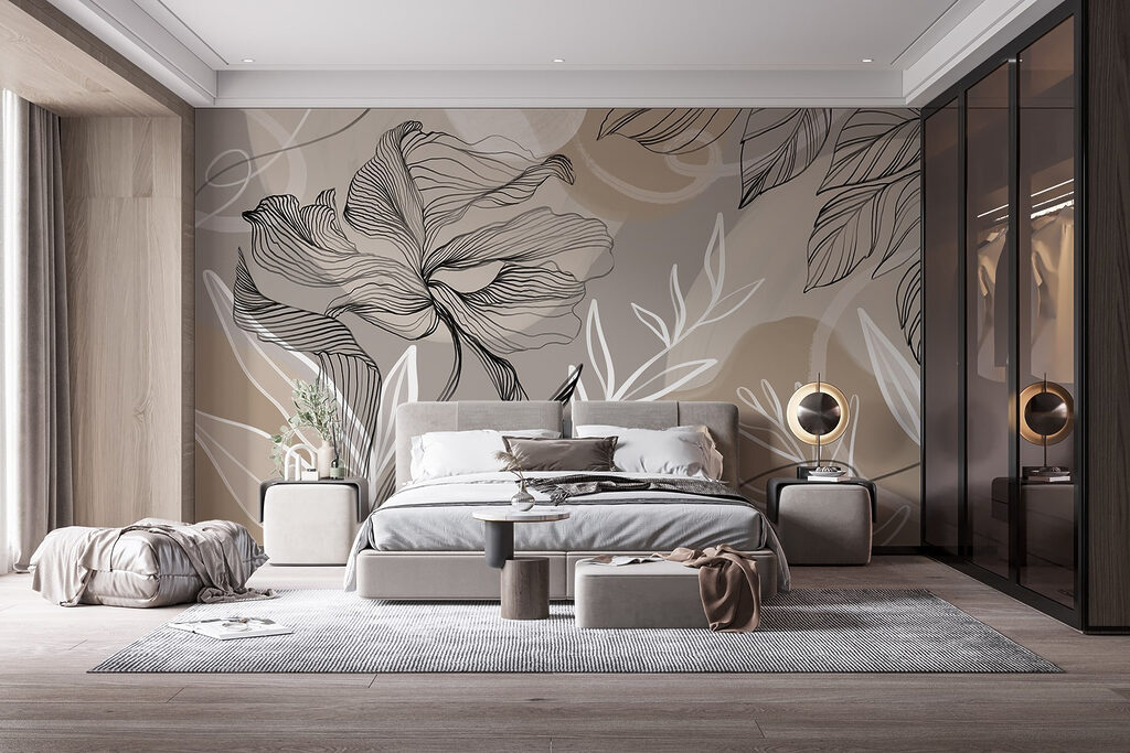 Flowing lines and organic shapes combine