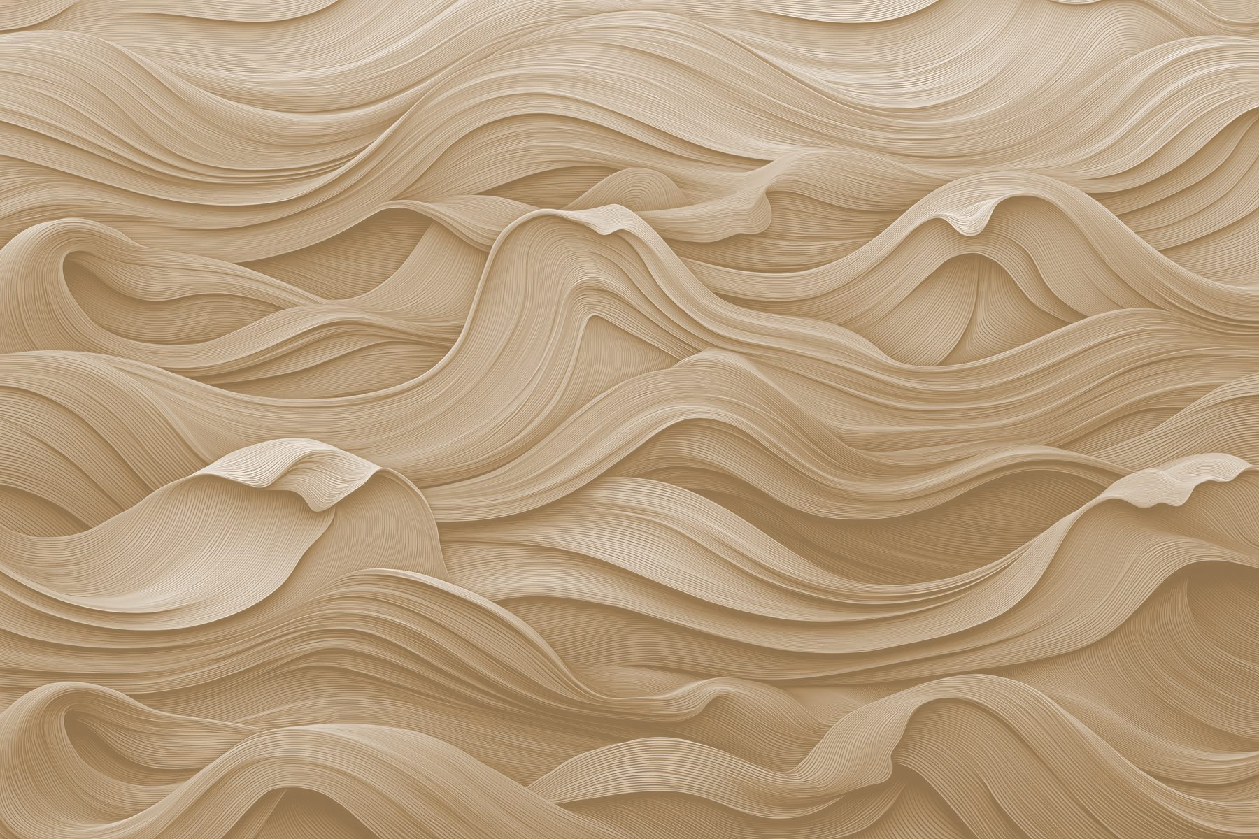 Fluid lines create a calming aesthetic