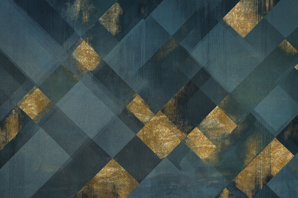 Artistic geometric pattern with contrast