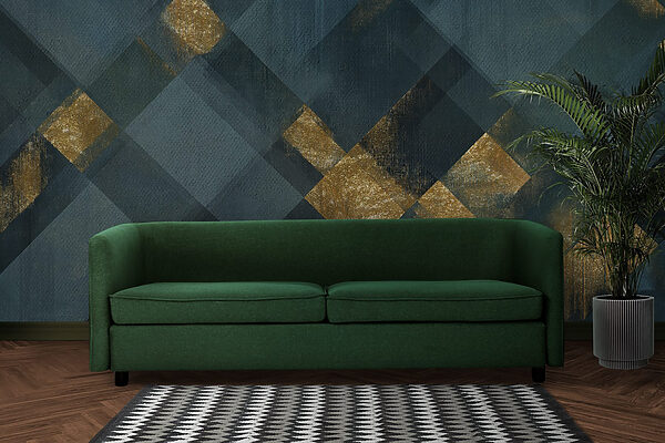 Artistic geometric pattern with contrast