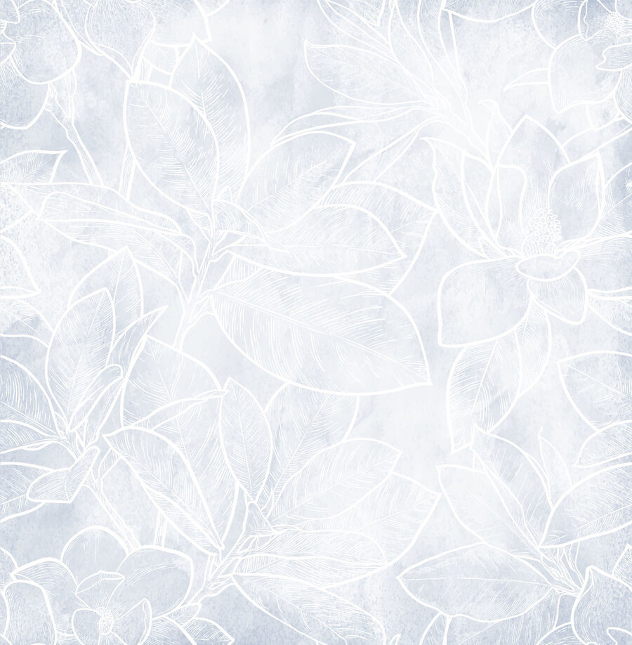 Ταπετσαρίες Λευκό floral μοτίβο σε λευκό φόντο - Image 4