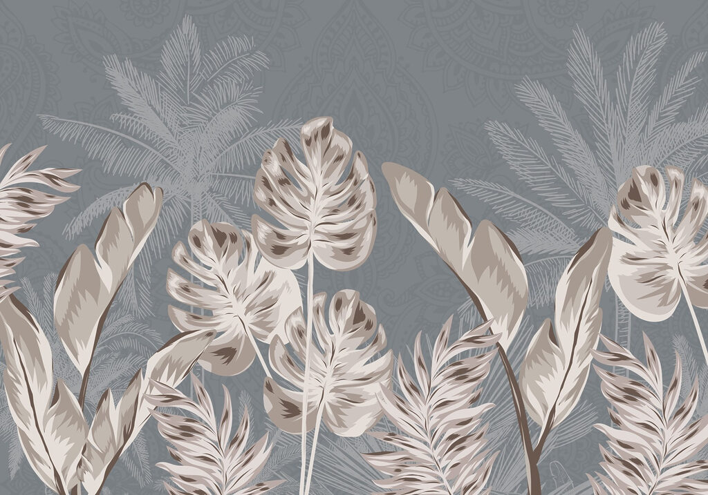 Elegant botanical design with soft hues