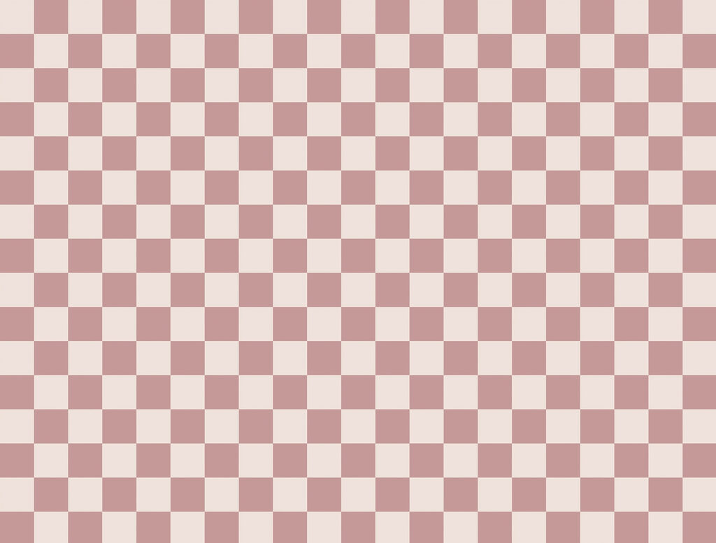 Checkered pattern with pink squares