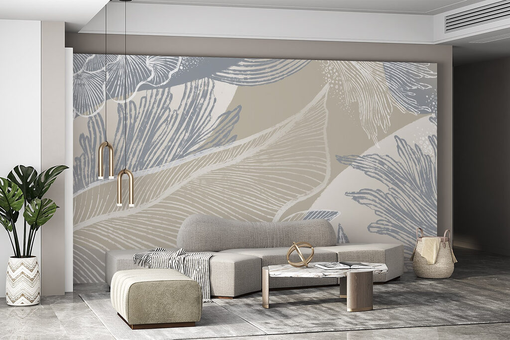 Soft hues and delicate floral patterns