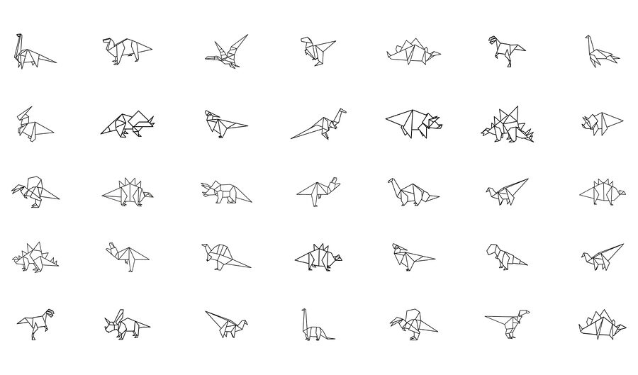 Συλλογή ζώων origami