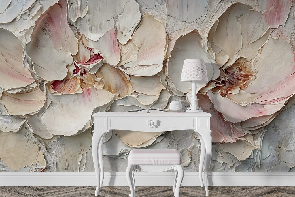 Delicate petals in soft hues