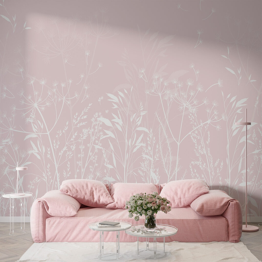 Delicate flora on soft background