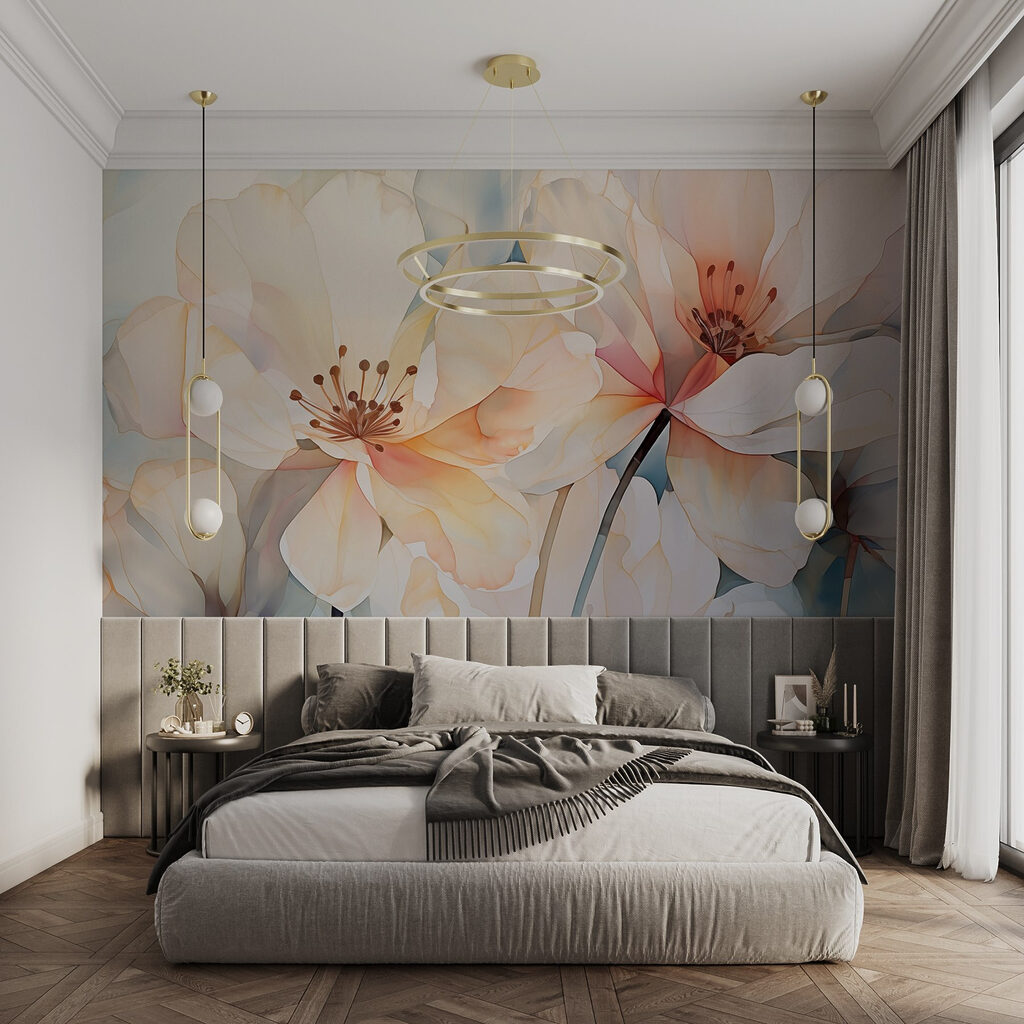 Soft blooms in gentle hues