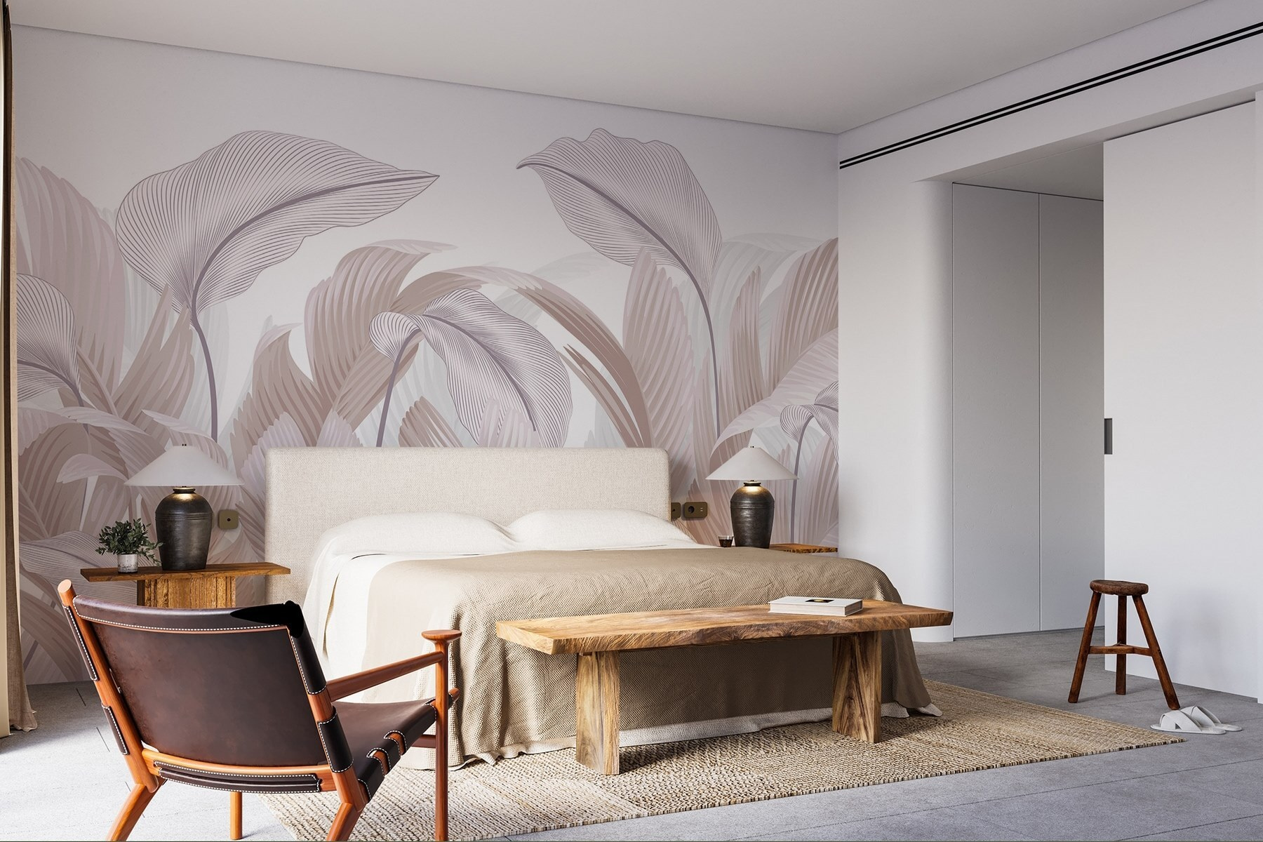 Delicate lines of nature's beauty