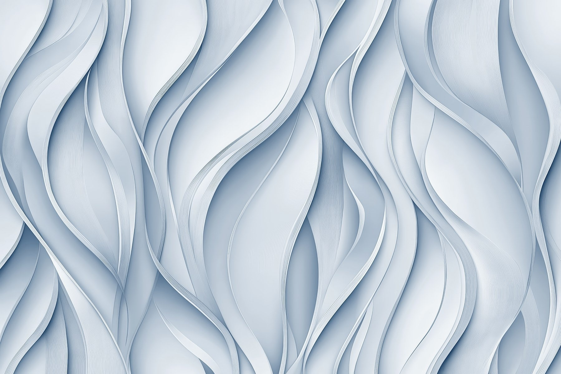 White and grey wavy lines