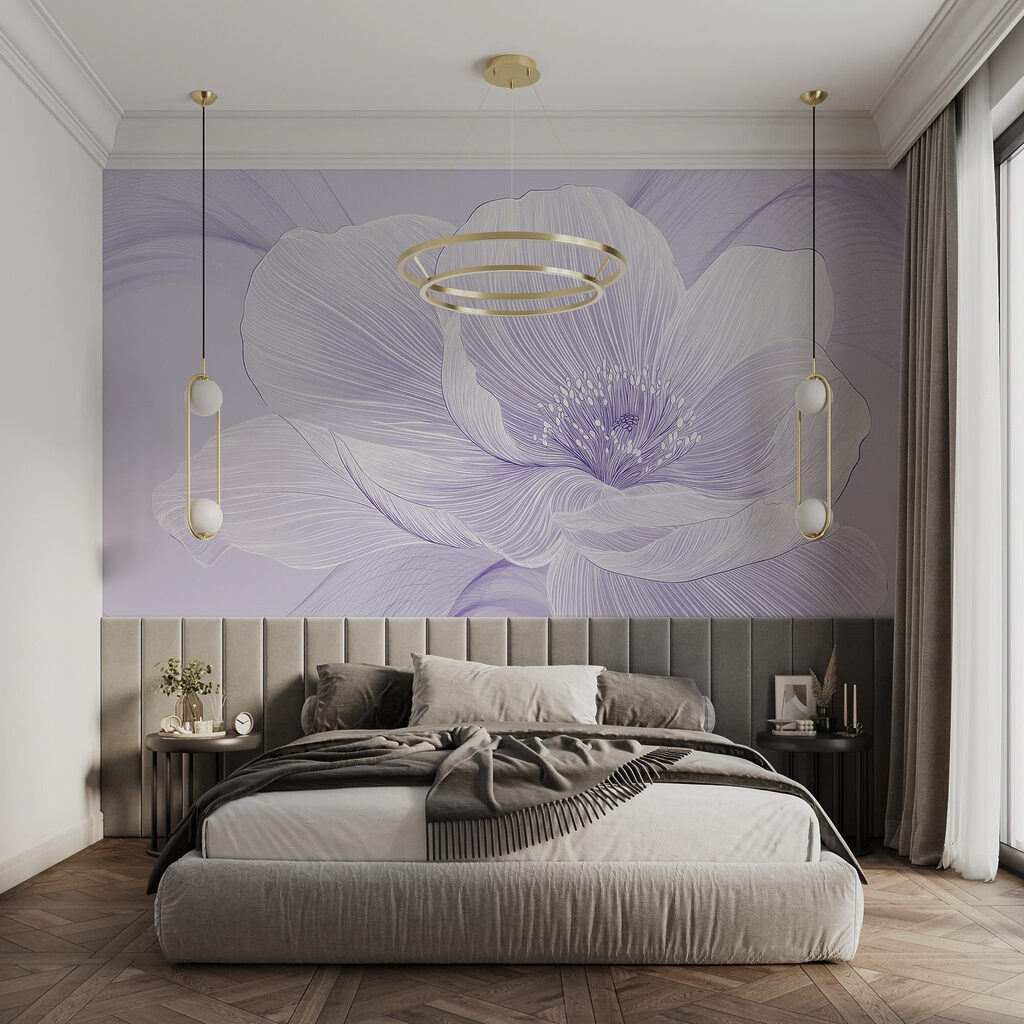 Delicate flower with flowing details Delicate flower with flowing details