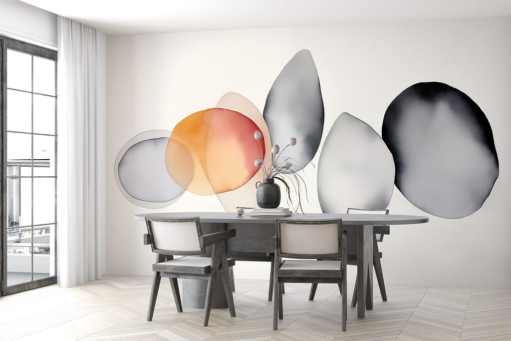 Group of transparent circles