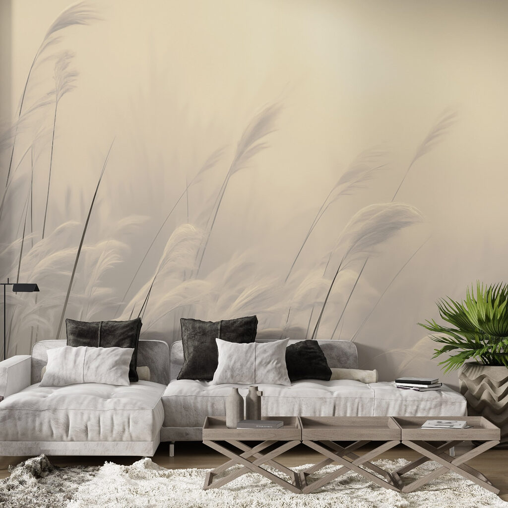 Gentle grasses in soft light