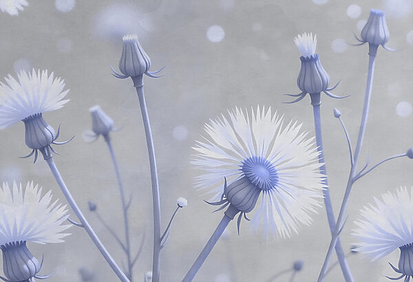 Delicate blooms in soft hues