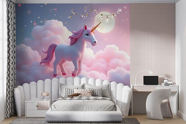 Unicorn in the clouds