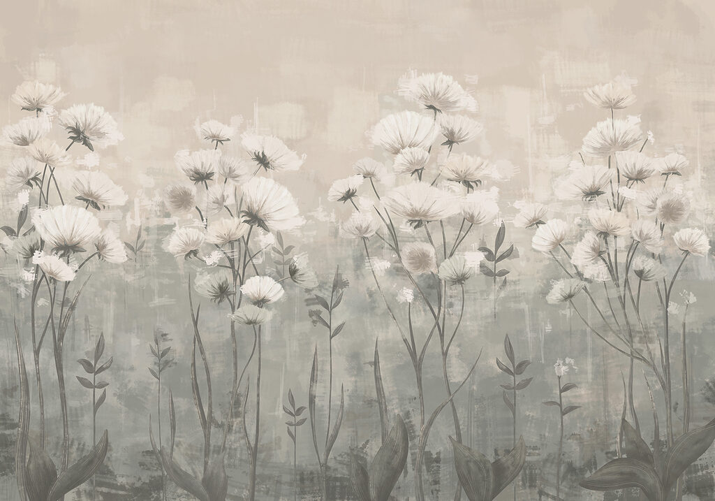 Delicate blossoms in soft tones