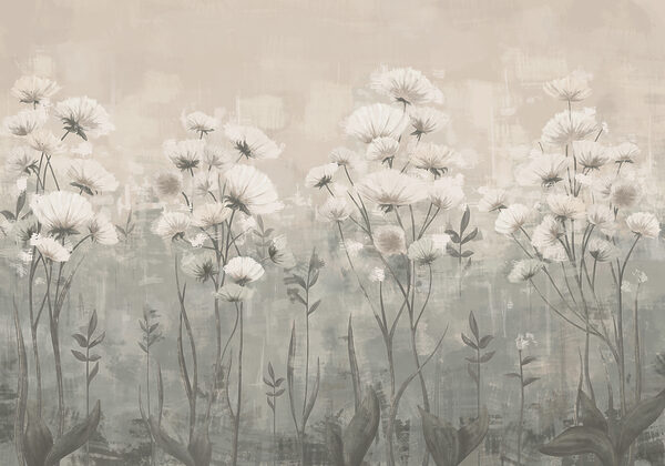 Delicate blossoms in soft tones