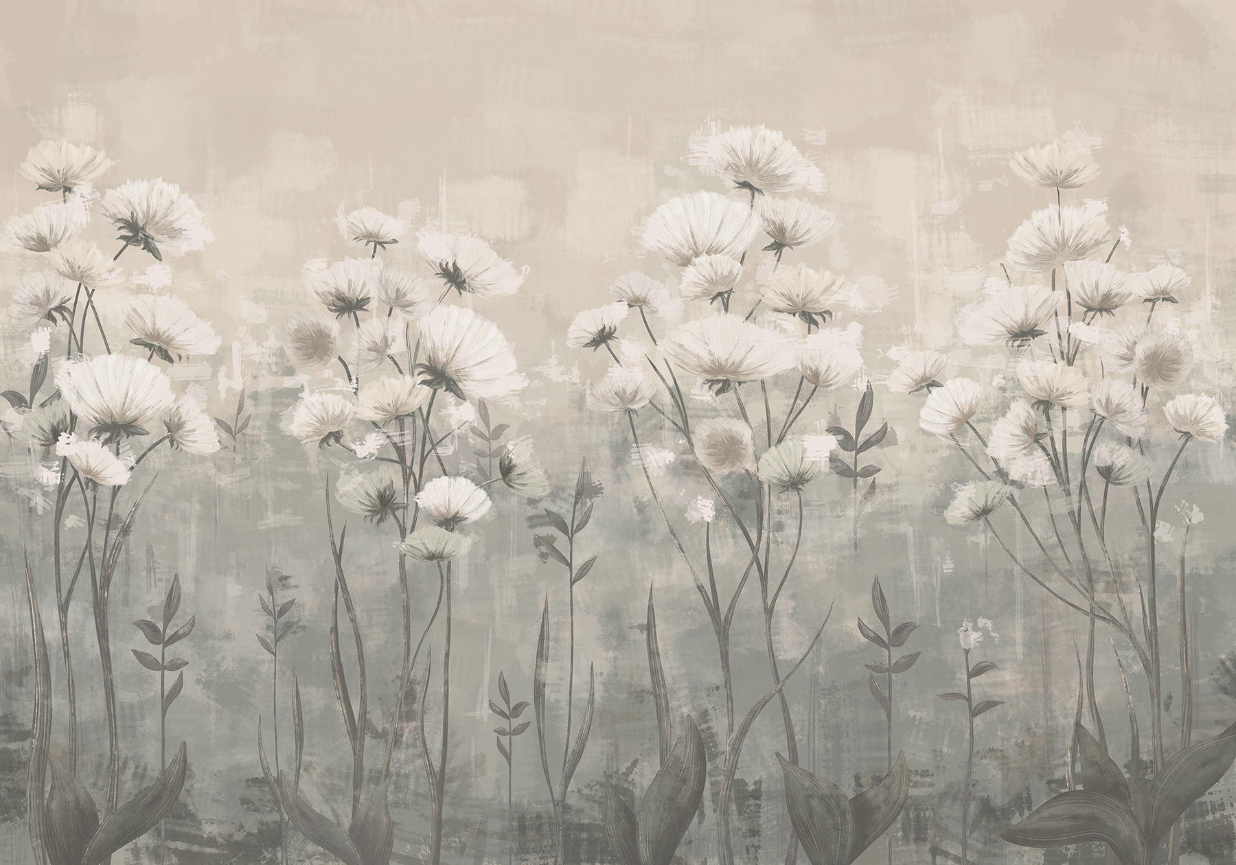 Delicate blossoms in soft tones