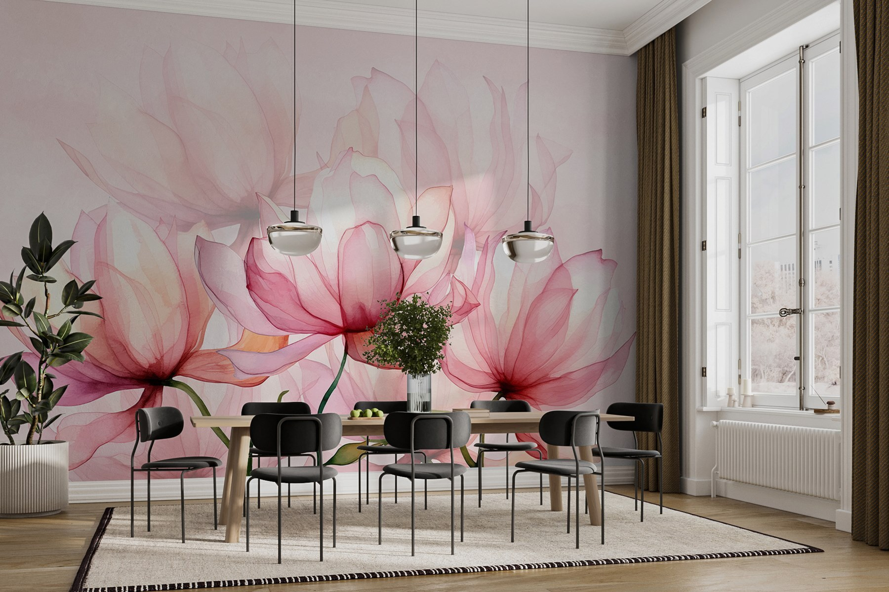 Soft petals in gentle hues Soft petals in gentle hues