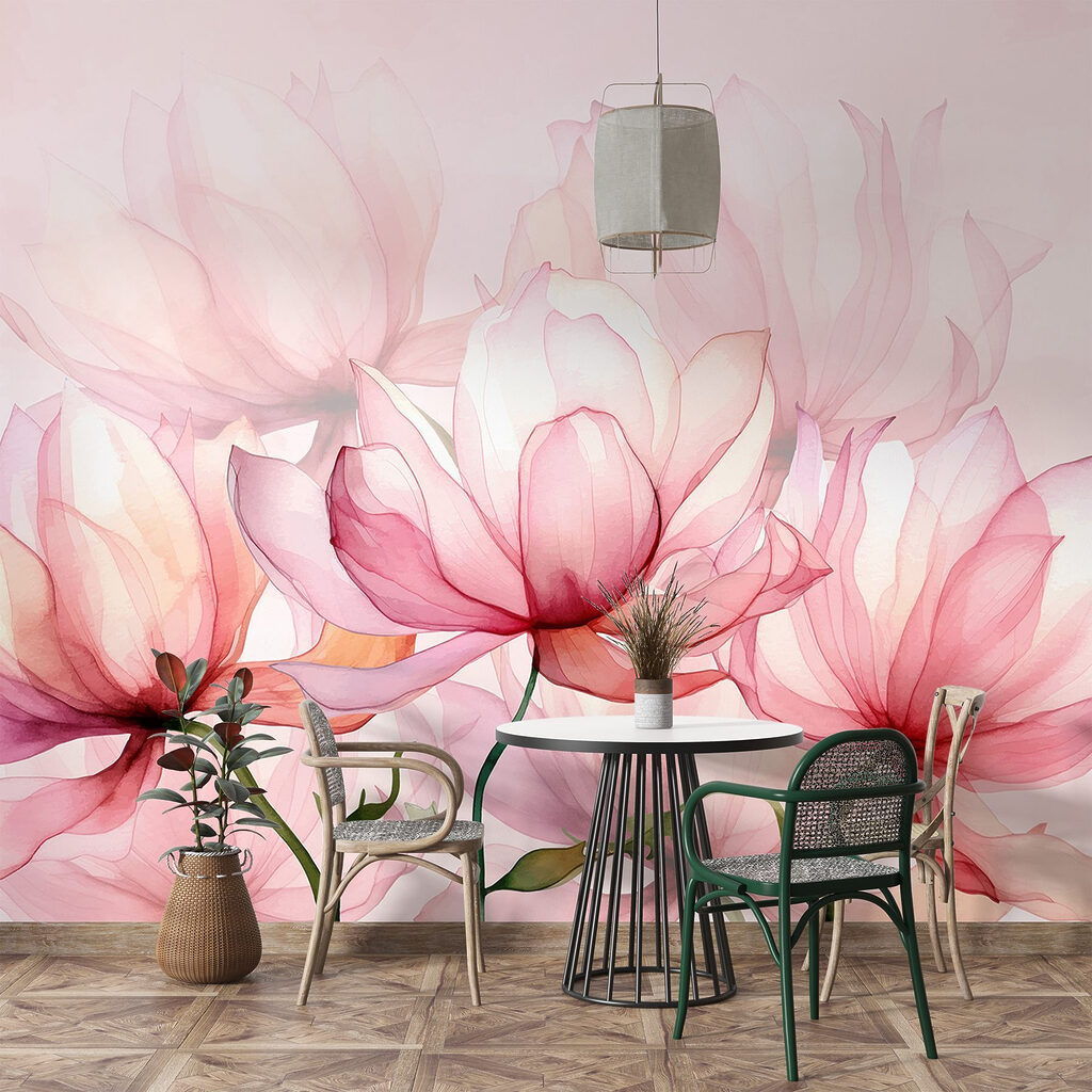 Soft petals in gentle hues Soft petals in gentle hues